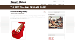 Desktop Screenshot of brownshoes.com